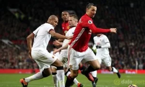 Zlatan Ibrahimovic's tenure as a forward for Manchester United