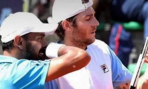 A snapshot of the doubles pairing featuring Divij Sharan and Marcelo Demoliner