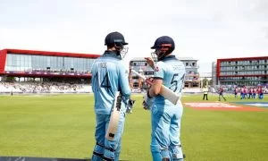 England's duo: Jonny Bairstow and James Vince
