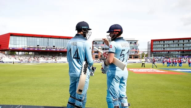 The batting partnership of Jonny Bairstow and James Vince