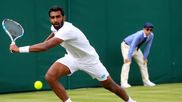 Prajnesh Gunneswaran at Wimbledon 2019
